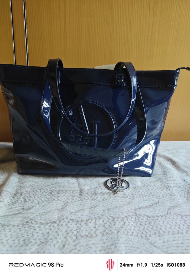 Borsa Armani Jeans Blu.