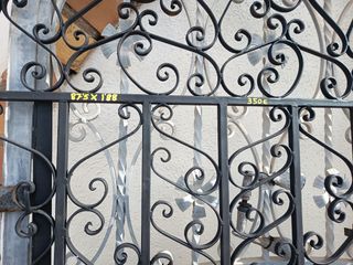 Puerta de jardín de forja