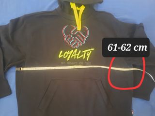 Sudadera Unisex Negra Talla XS