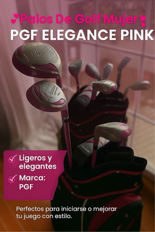 Palos de Golf Mujer PGF Elegance + Bolsa