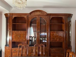 Conjunto de comedor de madera