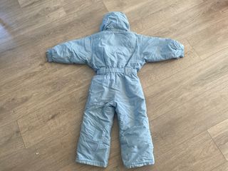 Mono de nieve azul para niño 4 años