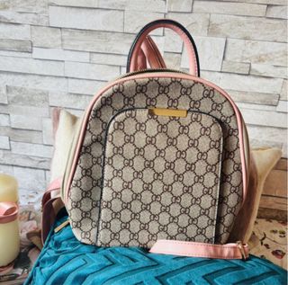 Mochila GD estampado rosa