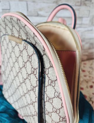 Mochila GD estampado rosa