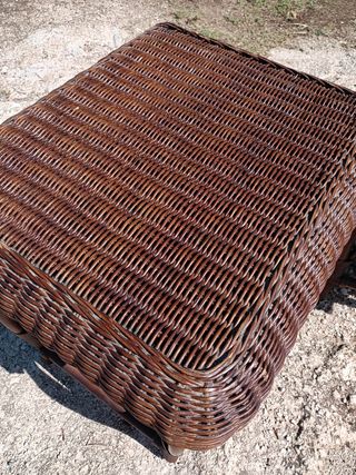 Comodini in bambù e vimini