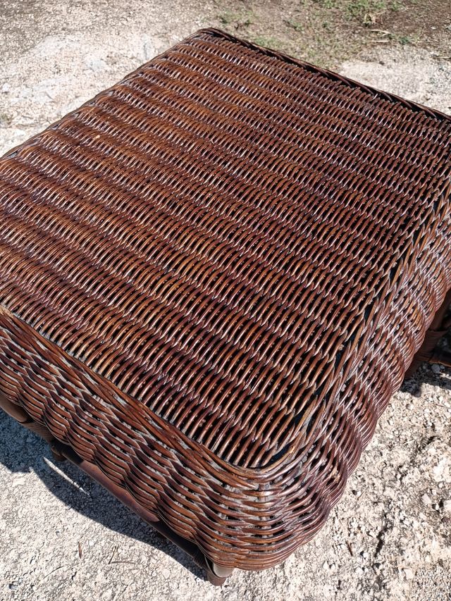 Comodini in bambù e vimini