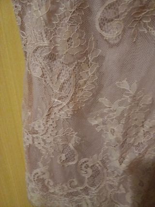 Blusa de encaje rosa