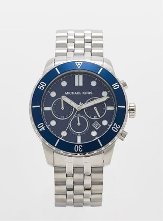 Reloj Michael Kors Hombre Azul y Plateado