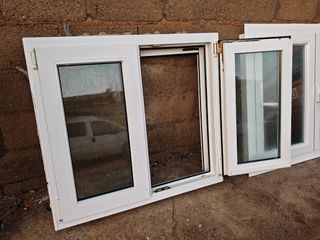 2 Ventanas PVC climalit oscilobatiente 