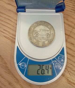 🇹🇼 CHINA 1928 - 1 YUAN MONEDA ORIGINAL DE PLATA