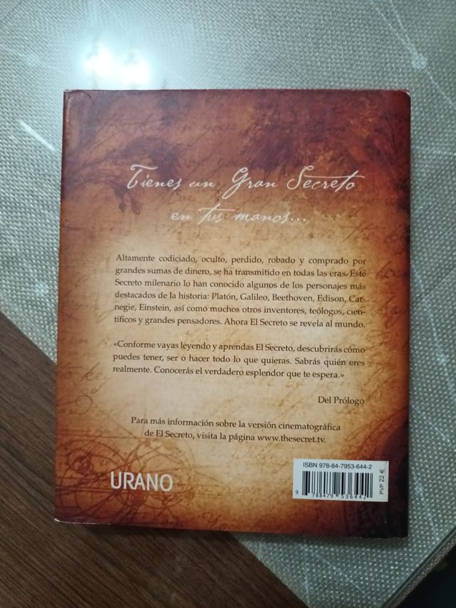 Libro " El Secreto" Libro Autoayuda