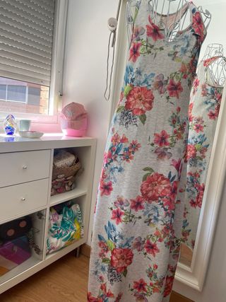 Vestido Met Verano Estampado Flores