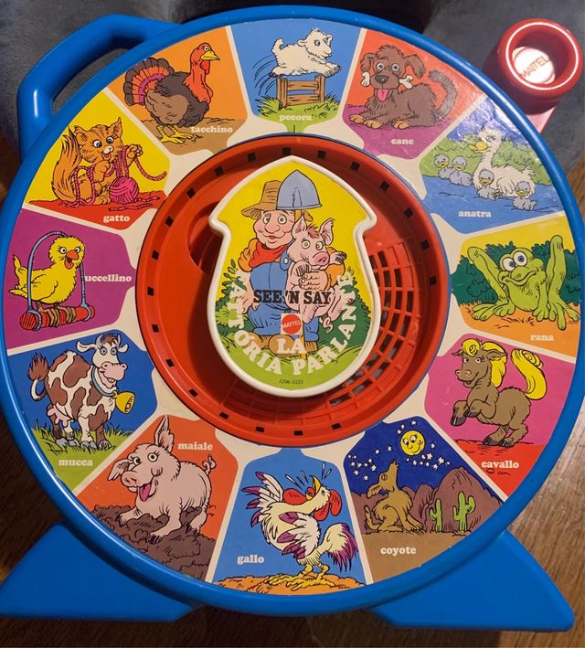 Mattel Fattoria Parlante See’n Say 1989