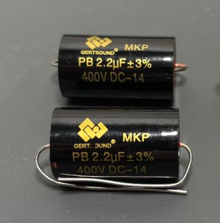 Condensadores para filtros de audio DIY valores