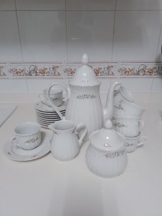 Juego de café Santa Clara porcelana
