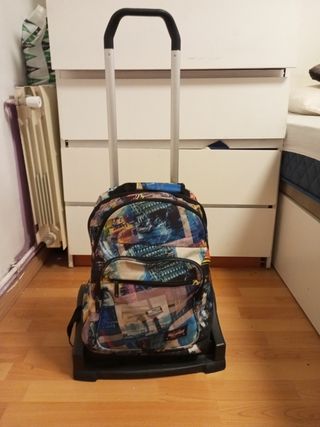 Mochila Safta Multicolor con Ruedas