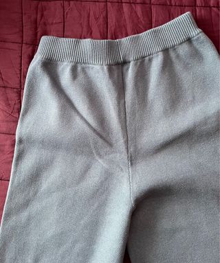 Conjunto de punto azul mujer