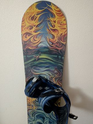 Tabla Snowboard Burton  Ross  Powers  + Fijaciones