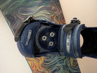 Tabla Snowboard Burton  Ross  Powers  + Fijaciones