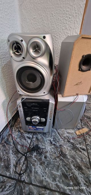 Equipo de Sonido Panasonic Plata