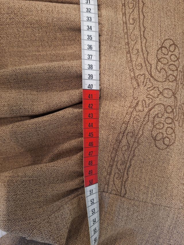 Blusón tocinera baturro beige y marrón