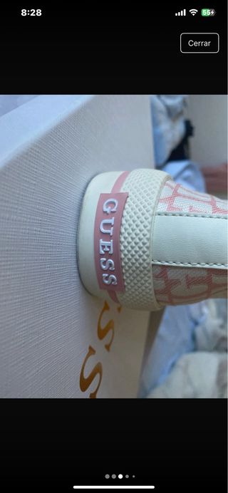 Zapatos Guess Beige y Rosa
