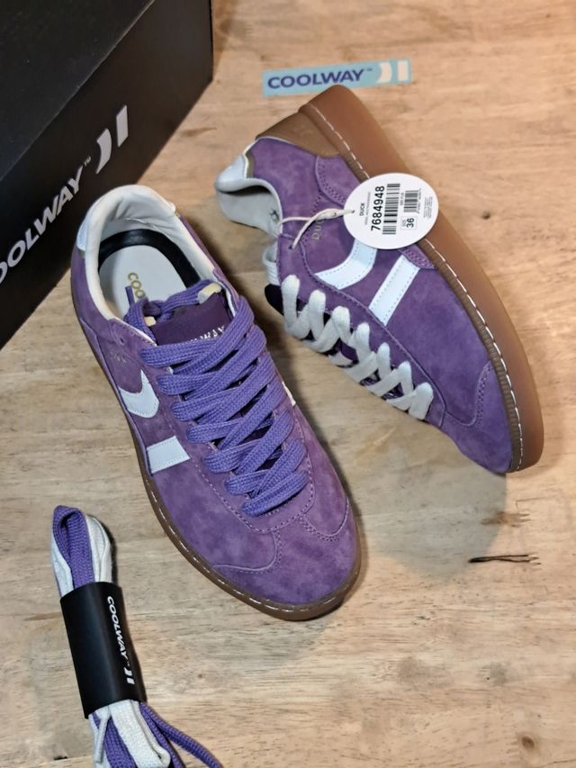Zapatillas Coolway duck Moradas Talla 36