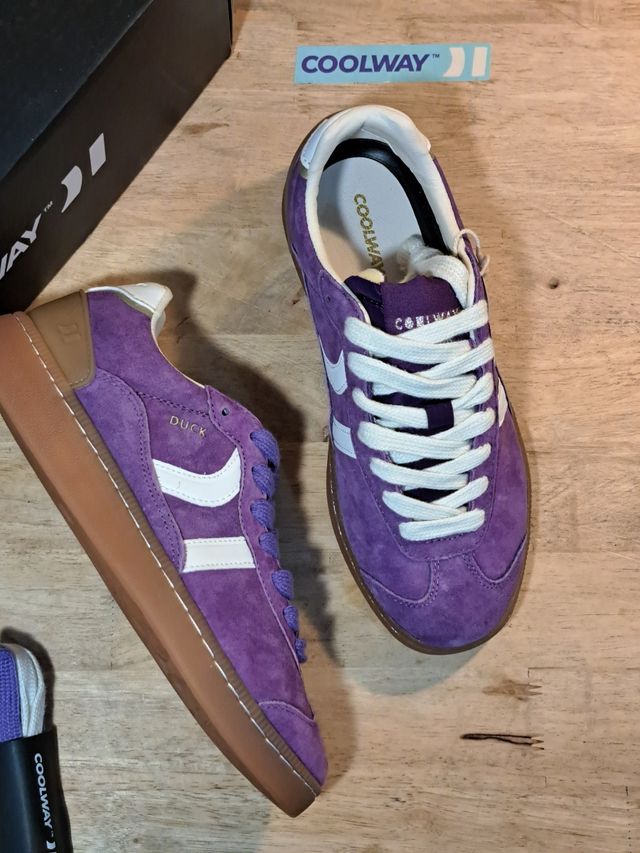 Zapatillas Coolway duck Moradas Talla 36