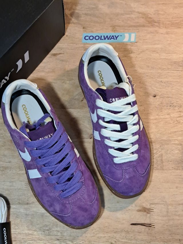 Zapatillas Coolway duck Moradas Talla 36