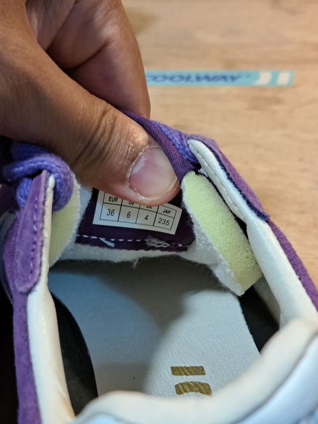 Zapatillas Coolway duck Moradas Talla 36