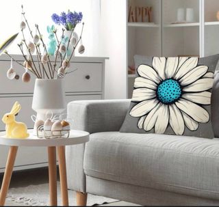 Fundas de cojín con motivos florales  decorazion