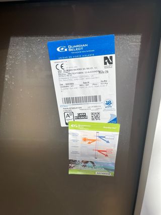 Ventana aluminio nueva
