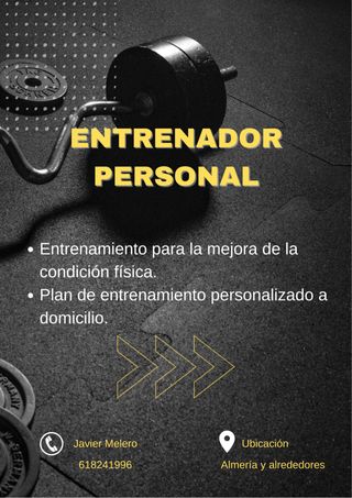 Entrenador personal en Almería y alrededores