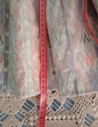 Volante de cortina multicolor