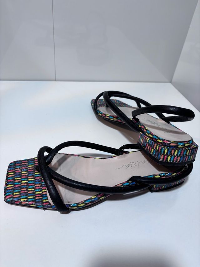 Sandalias Escalzia Planas Multicolor