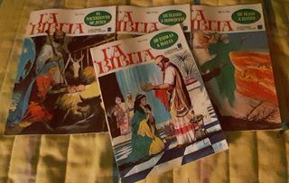 La BÍBLIA ilustrada Ed. Bruguera , 4 números