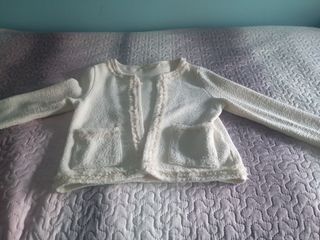 Chaqueta Zara Blanca Talla XL