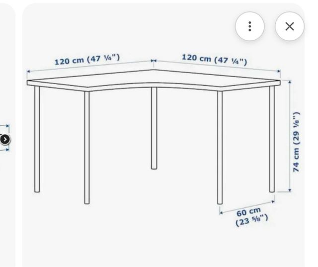 URGE VENTA Mesa esquinera blanca Ikea