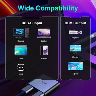 Adaptador USB-C a Doble HDMI 4K@60Hz
