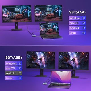 Adaptador USB-C a Doble HDMI 4K@60Hz