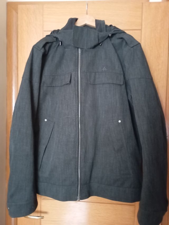 Chaqueta Quechua Hombre Gris