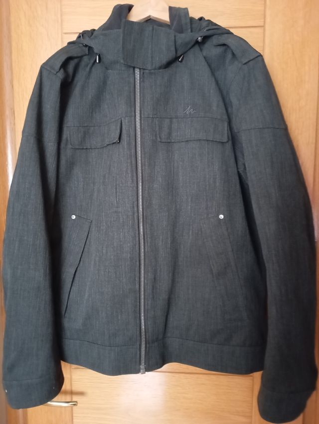 Chaqueta Quechua Hombre Gris