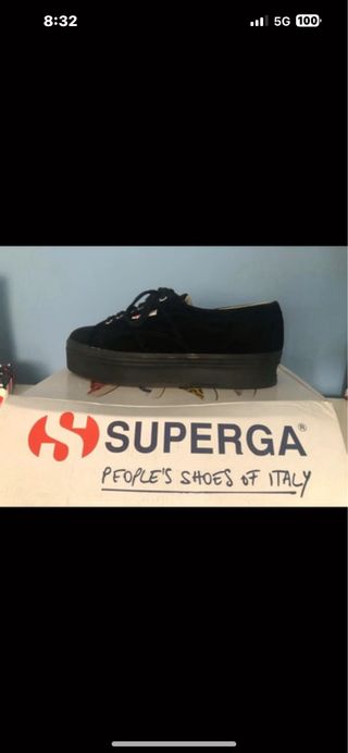 Zapatillas Superga Negras