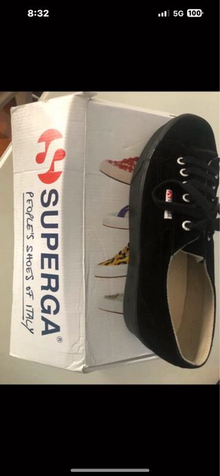 Zapatillas Superga Negras