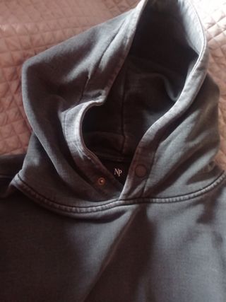 Sudadera Nude Project Negra Envejecida