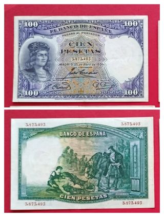 100 Pesetas 1931 muy buen estado Gonzalo Fernández