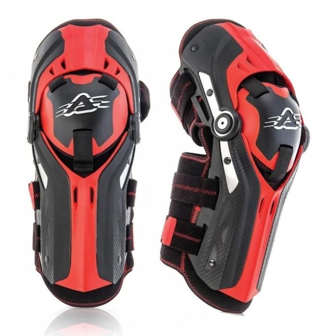 Rodilleras Acerbis Gorila Articuladas rojas