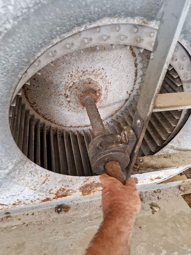 Turbina extractora industrial