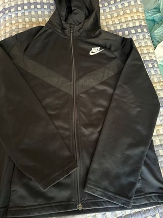 Chaqueta chandal Nike Niño Negra