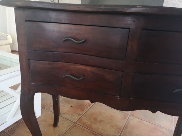 Cómoda Provenzal Estilo Luis XV Madera